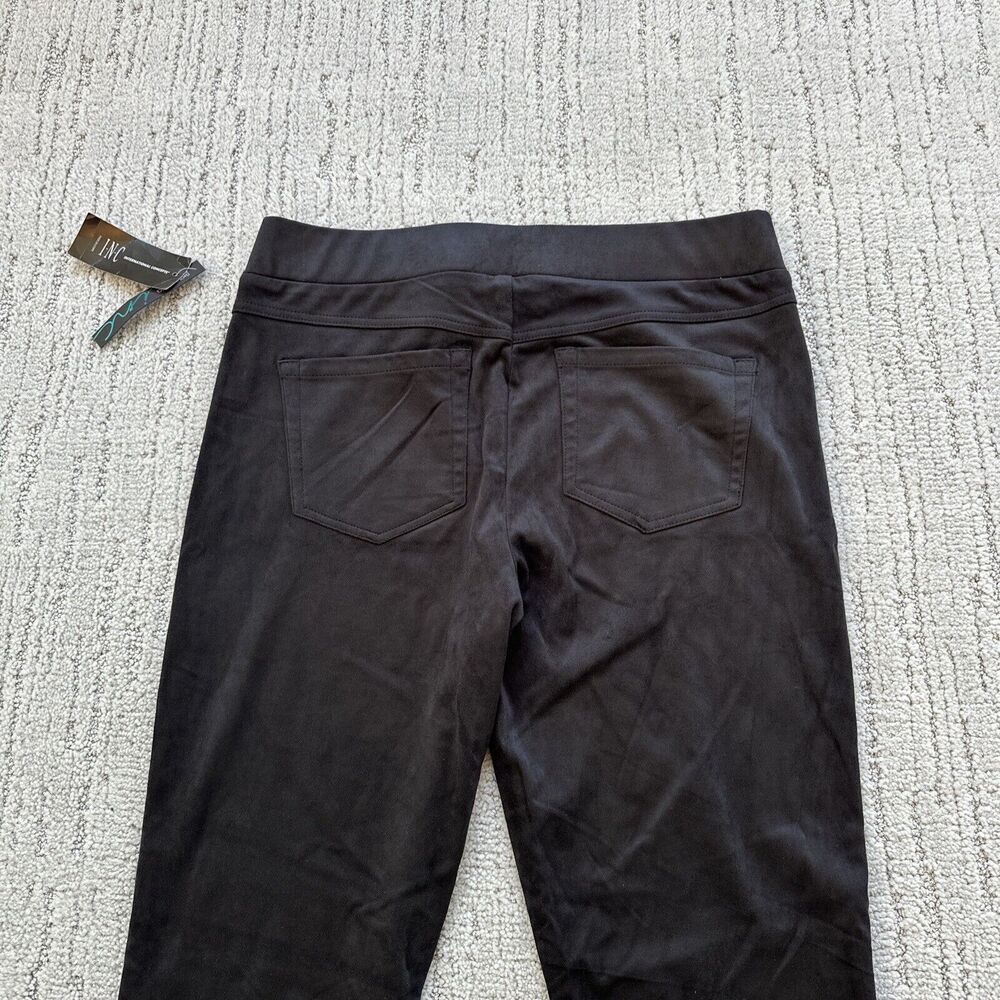 New INC International Concepts I-N-C Womens Velvet Pull-On Skinny Leggings Sz 10 - Picture 11 of 11